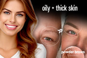 Smiling attractive woman on the left, text