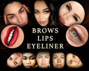 Powder brows + Lips + Eyeliner koulutus (suomeksi)