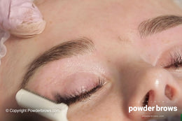 Light microblading - Finalizing the brow